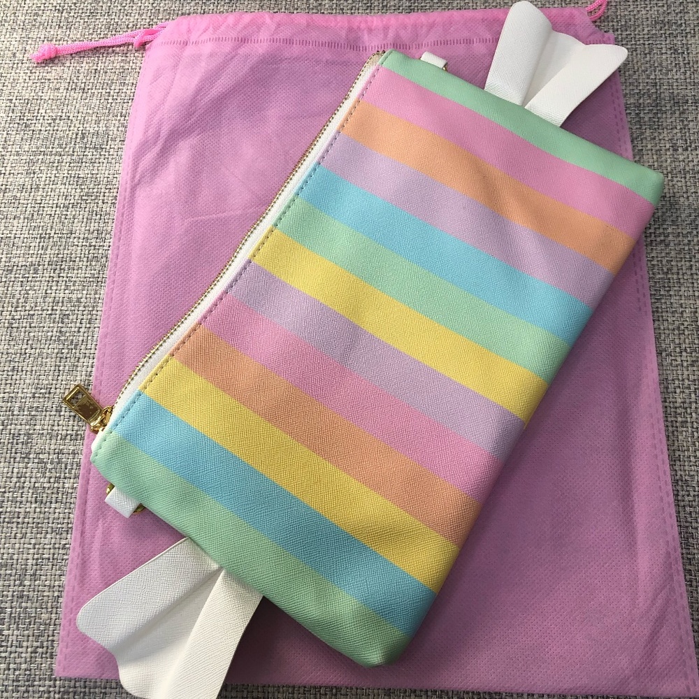 Can't Clutch This! Striped Candy Clutch